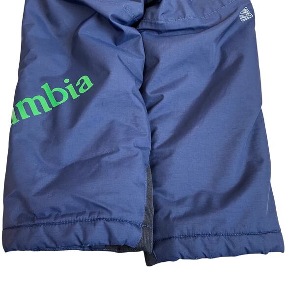 Columbia Toddler 4T Buga Nylon Snow Bib Snowsuit Omnitech Navy Fleece Top - Picture 10 of 16